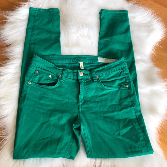 rag & bone Denim - | Rag & Bone| Green skinny Jeans
